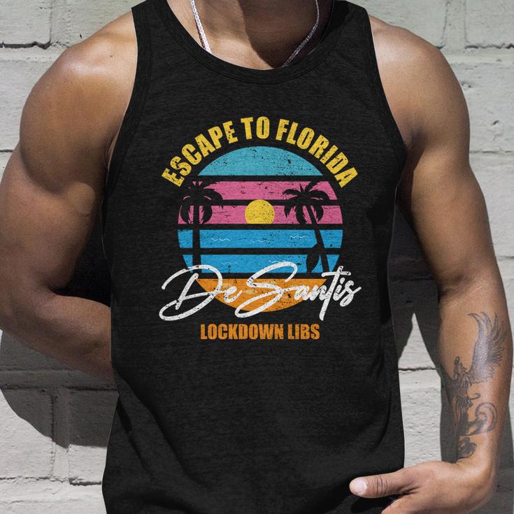 Desantis Escape To Florida Great Gift V3 Unisex Tank Top Gifts for Him