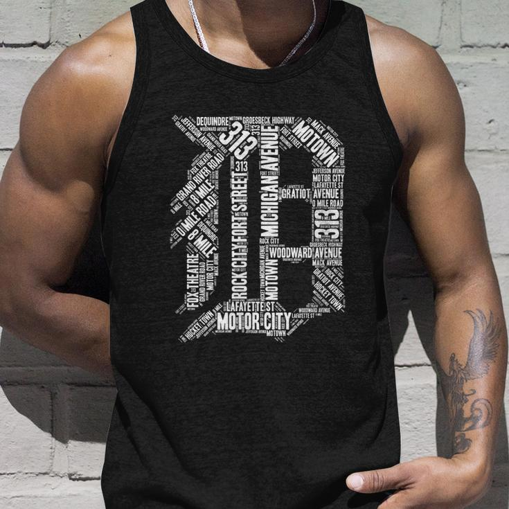 Detroit Graphic D Tshirt Unisex Tank Top Gifts for Him