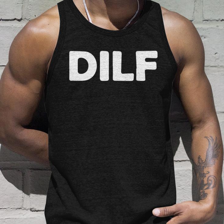 Dilf V2 Unisex Tank Top Gifts for Him