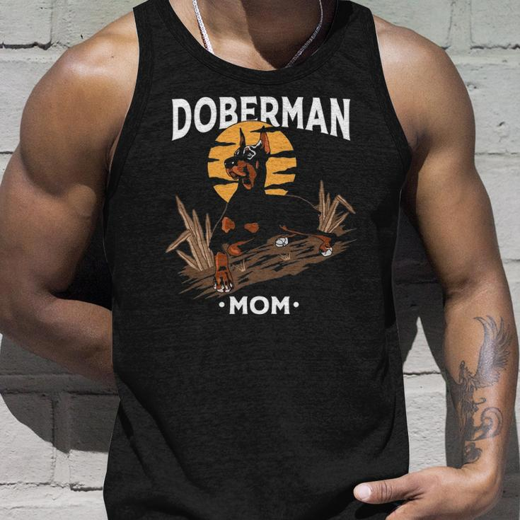 Doberman Mom Art For Women Girl Dog Lover Mother&8217S Day Tank Top Gifts for Him