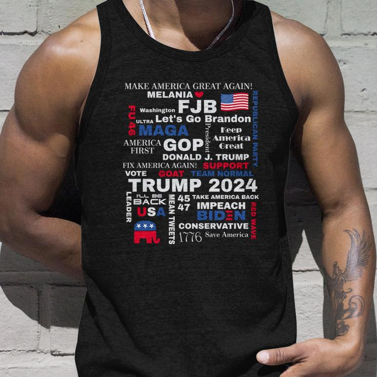 Donald Trump 2024 Election Gop Unisex Tank Top Gifts for Him