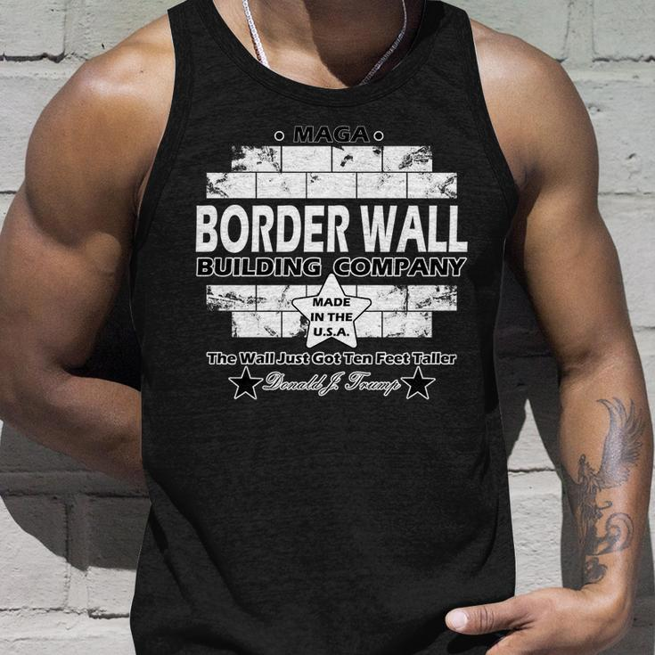 Donald Trump Border Wall Construction Company Unisex Tank Top Gifts for Him