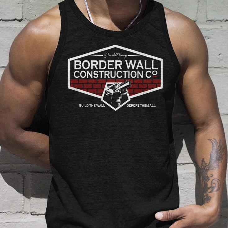 Donald Trump Border Wall Construction V2 Unisex Tank Top Gifts for Him
