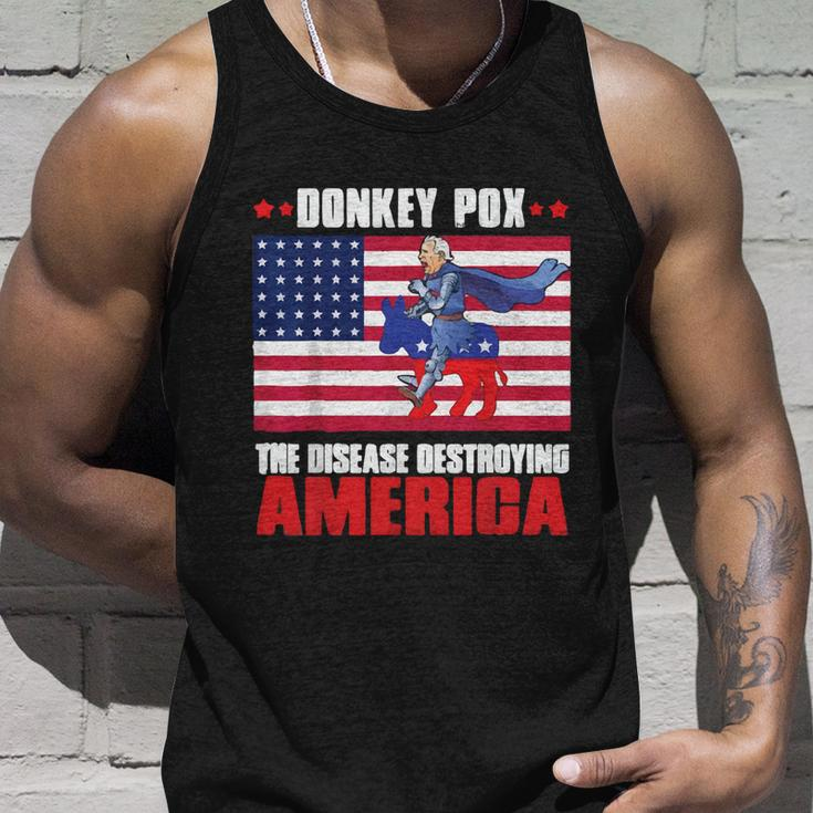 Donkey Pox The Disease Destroying America Anti Biden V2 Unisex Tank Top Gifts for Him
