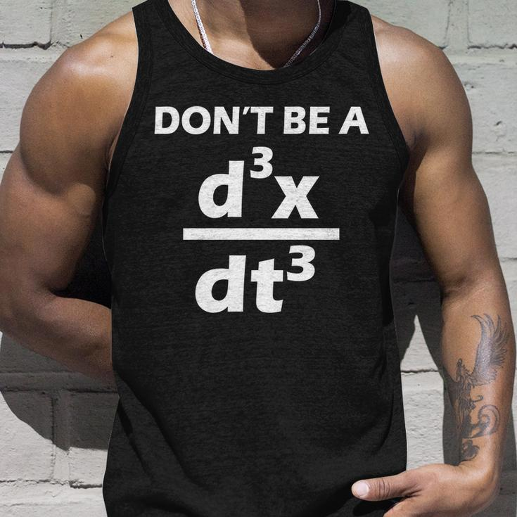 Dont Be A Jerk Mathematics Equation Tshirt Unisex Tank Top Gifts for Him