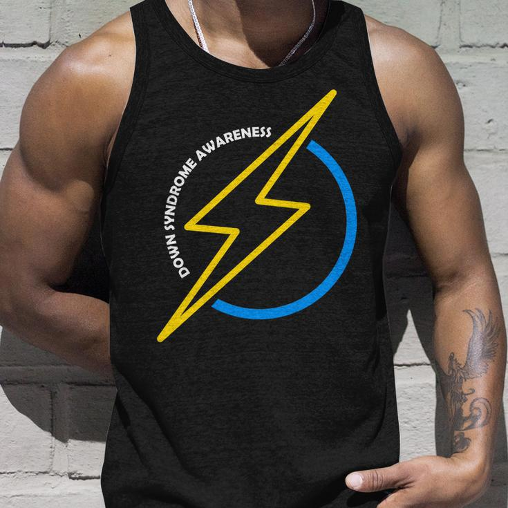 Down Syndrome Awareness Lightning Bolt Unisex Tank Top Gifts for Him
