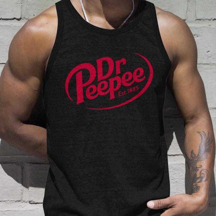 Dr Peepee Soda Pop Logo Unisex Tank Top Gifts for Him