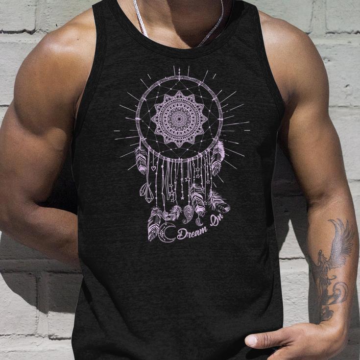 Dream On Native American Dream Catcher Unisex Tank Top Gifts for Him