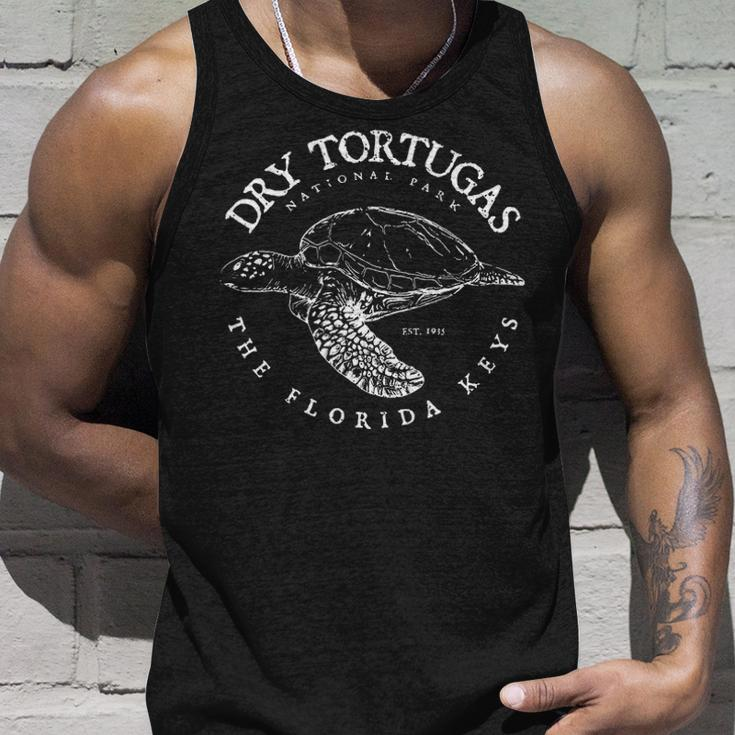 Dry Tortugas National Park Florida Keys Scuba Diving Turtle Unisex Tank Top Gifts for Him