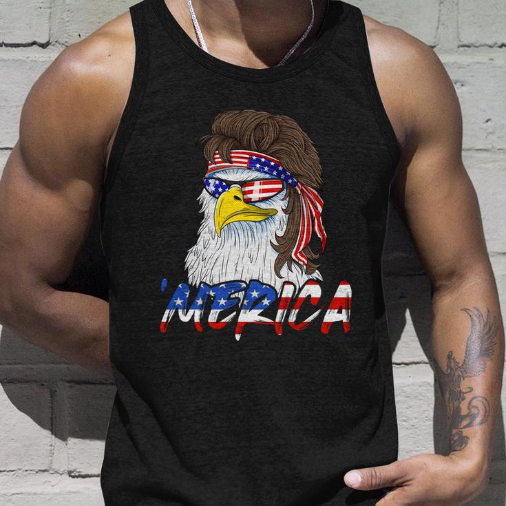 Eagle Mullet Merica 4Th Of July Usa American Flag Patriotic Gift Unisex Tank Top Gifts for Him