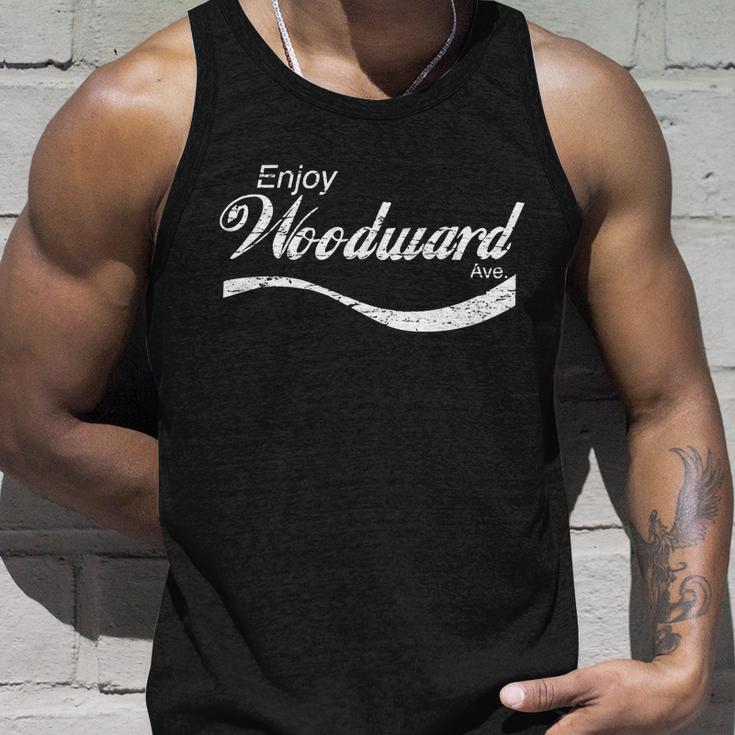 Enjoy Woodward Ave Unisex Tank Top Gifts for Him