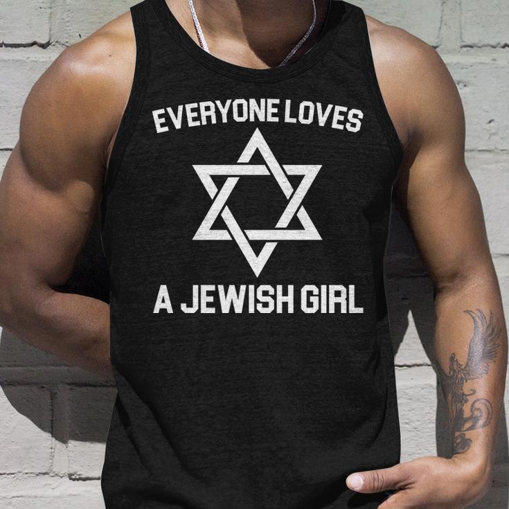 Everyone Loves A Jewish Girl Tshirt Unisex Tank Top Gifts for Him