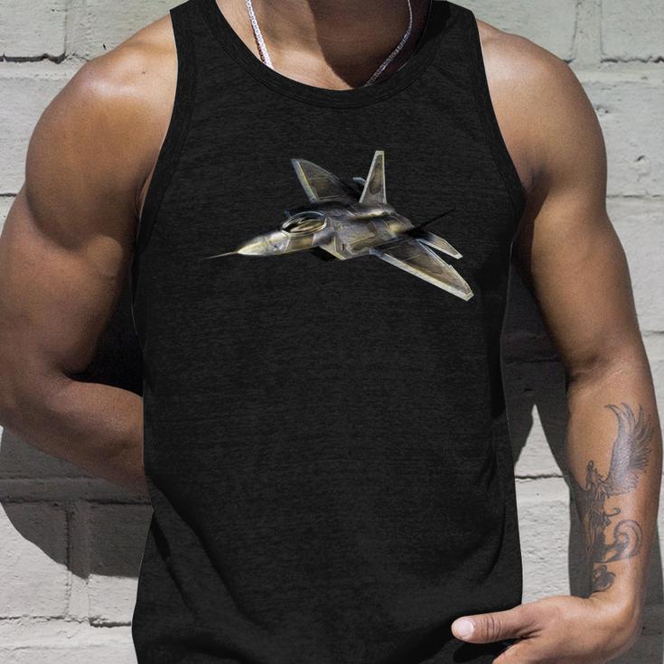 F-22 Raptor Fighter Jet Unisex Tank Top Gifts for Him