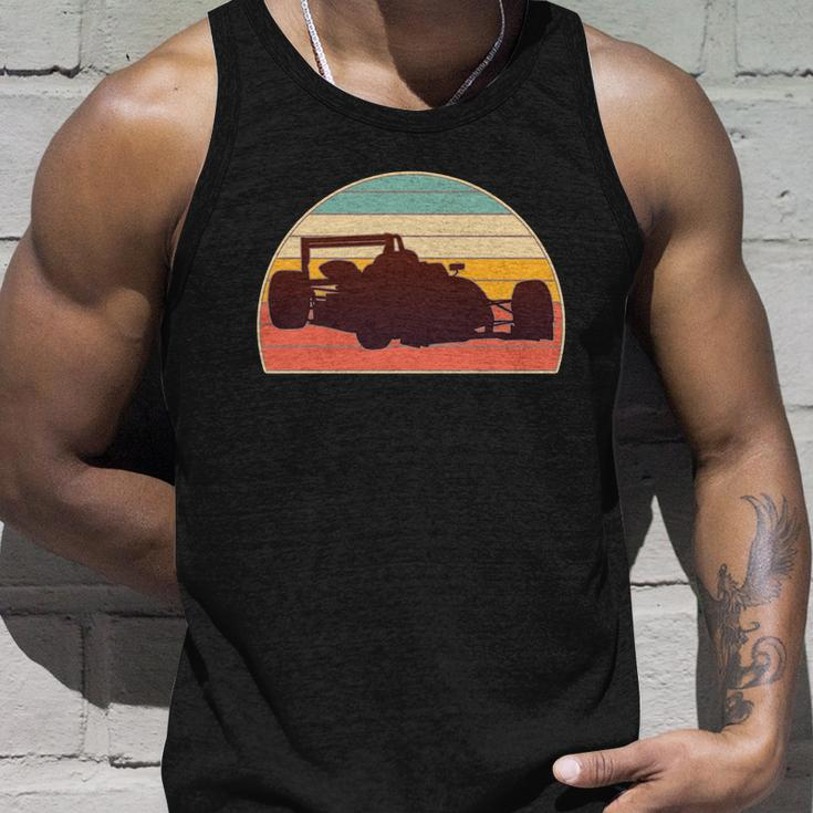 F1 Formula 1 Racing Car Retro Vintage Colors Unisex Tank Top Gifts for Him