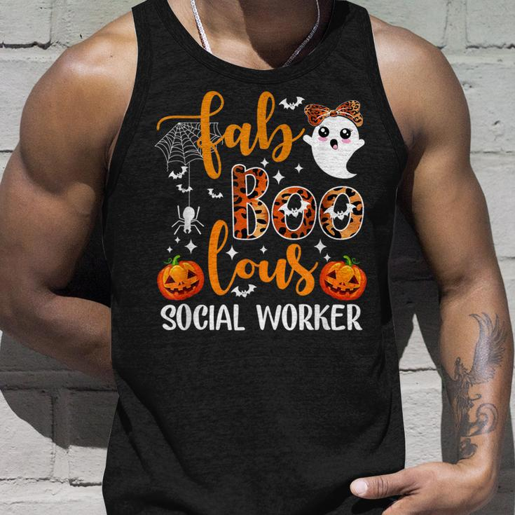 Faboolous Social Worker Funny Social Worker Halloween Unisex Tank Top Gifts for Him
