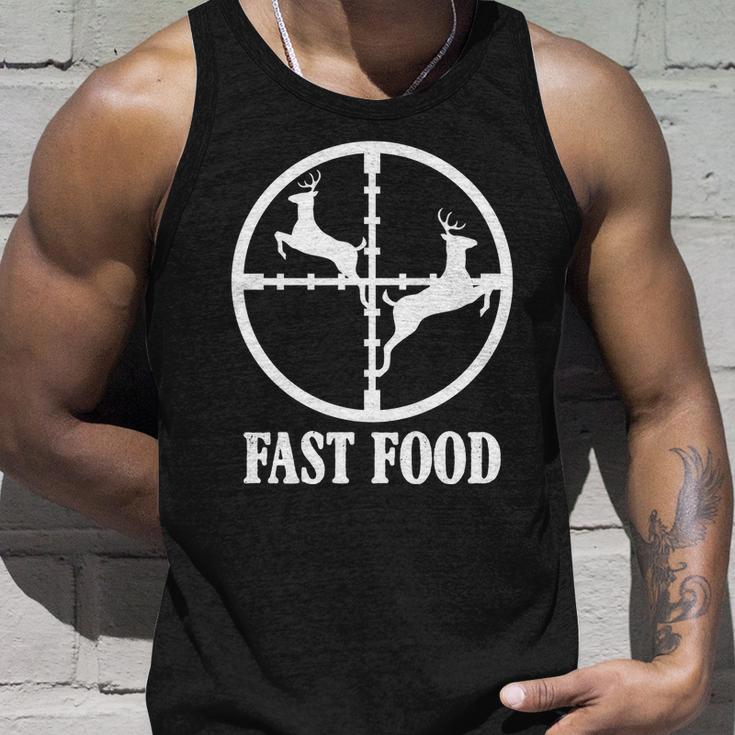 Fast Food Funny Deer Hunting Season Unisex Tank Top Gifts for Him