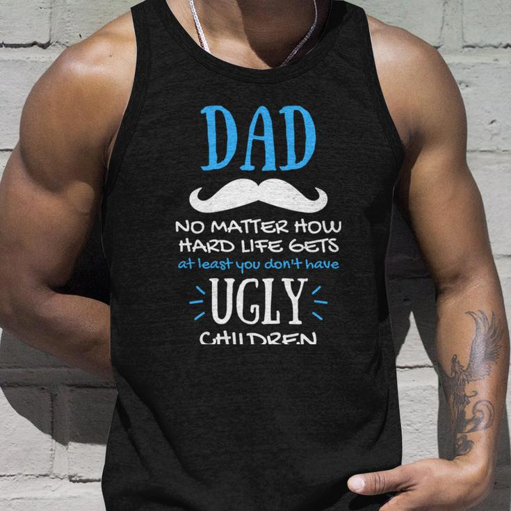 Fathers Day For Father From Daughter Son The Best Father Graphic Design Printed Casual Daily Basic Unisex Tank Top Gifts for Him