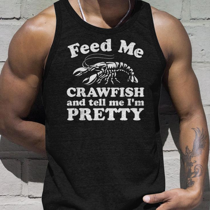 Feed Me Crawfish And Tell Me Im Pretty Boil Mardi Gras Tank Top Gifts for Him