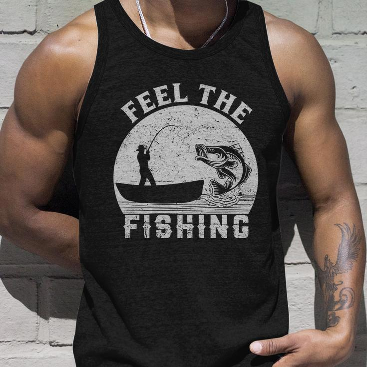 Feel The Fishing Unisex Tank Top Gifts for Him