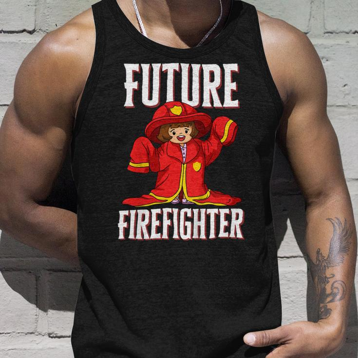 Firefighter Future Firefighter For Young Girls Unisex Tank Top Gifts for Him