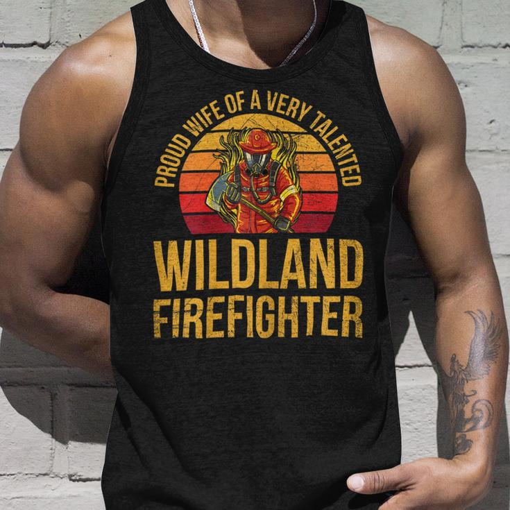 Firefighter Wildland Firefighting Design For A Wife Of A Firefighter V3 Unisex Tank Top Gifts for Him