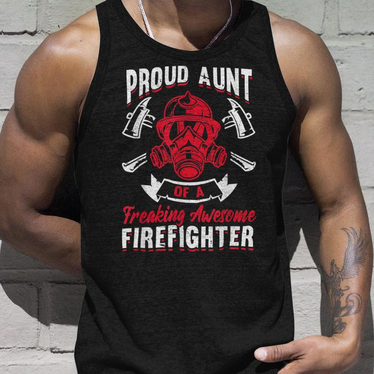 Firefighter Wildland Fireman Volunteer Firefighter Aunt Fire Department V3 Unisex Tank Top Gifts for Him