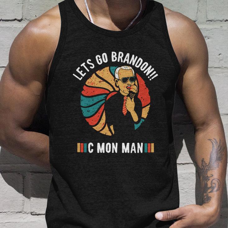 Fjb Lets Go Brandon Fjb Chant Parody Racing Fans Fjb Funny Biden Lets Go Brandon Tshirt Unisex Tank Top Gifts for Him