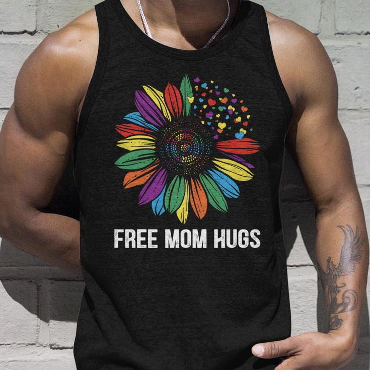 Free Mom Hugs Daisy Lgbt Pride Month Unisex Tank Top Gifts for Him