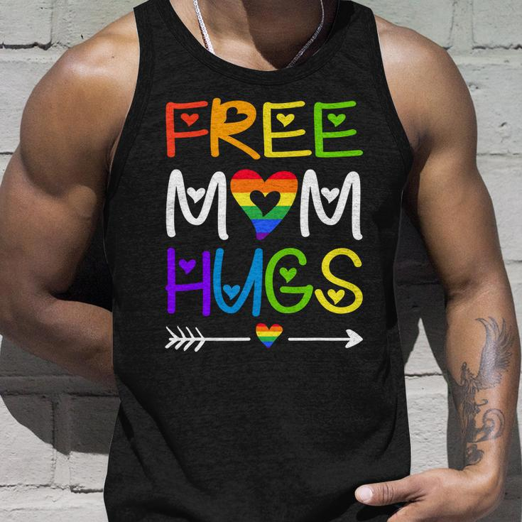 Free Mom Hugs Rainbow Heart Lgbt Pride Month Unisex Tank Top Gifts for Him
