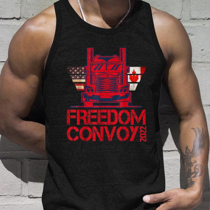 Freedom Convoy 2022 Support Our Truckers Convoy Unisex Tank Top Gifts for Him