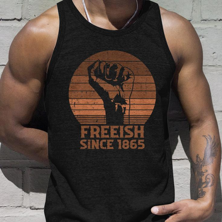 Freeish Since 1865 Fist Black Juneteenth African American Pride Unisex Tank Top Gifts for Him
