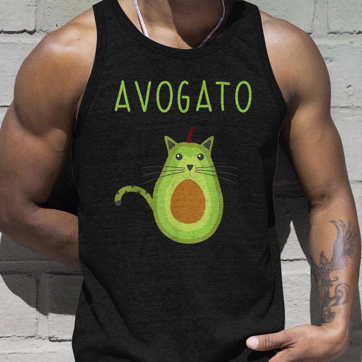 Funny Avogato Cinco De Mayo Gift Cinco De Meow Cat Avocado Gift Unisex Tank Top Gifts for Him