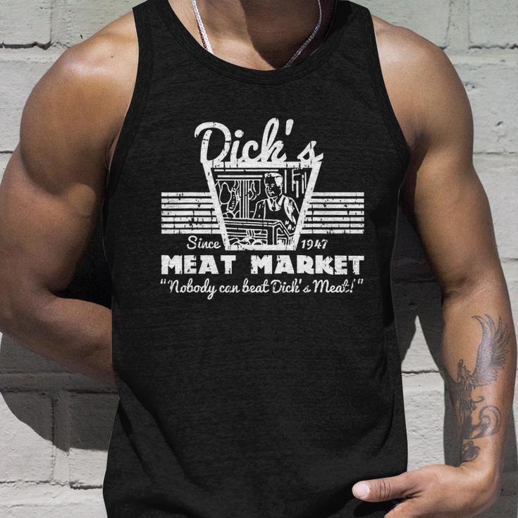 Funny Dicks Meat Market Gift Funny Adult Humor Pun Gift Tshirt Unisex Tank Top Gifts for Him