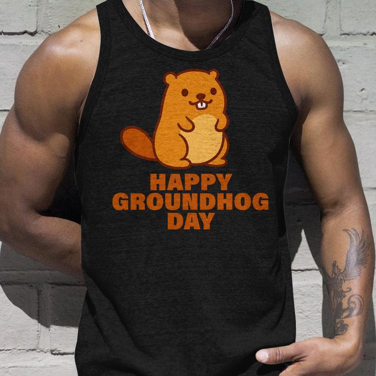 Funny Happy Groundhog Day Tshirt Unisex Tank Top Gifts for Him