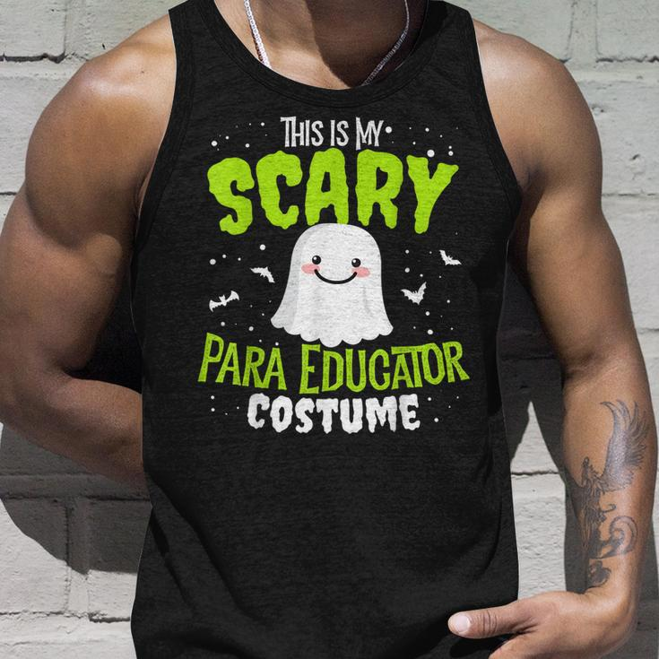 Funny Para Educator Halloween School Nothing Scares Easy Costume Unisex Tank Top Gifts for Him