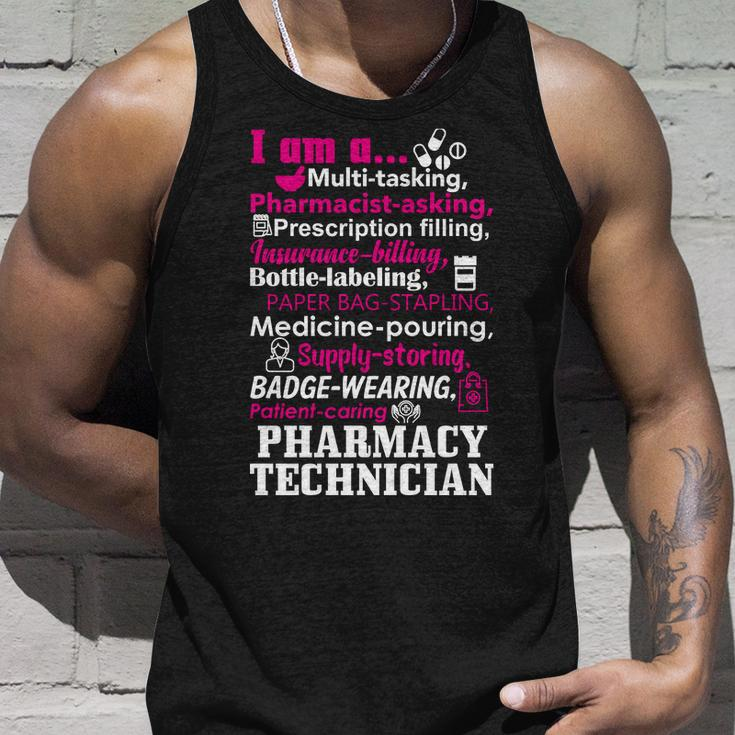 Funny Pharmacy Technician Tshirt Unisex Tank Top Gifts for Him