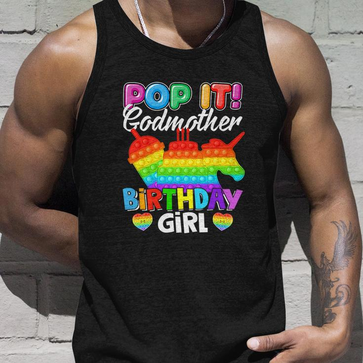 Funny Pop It Godmother Birthday Girl Unisex Tank Top Gifts for Him