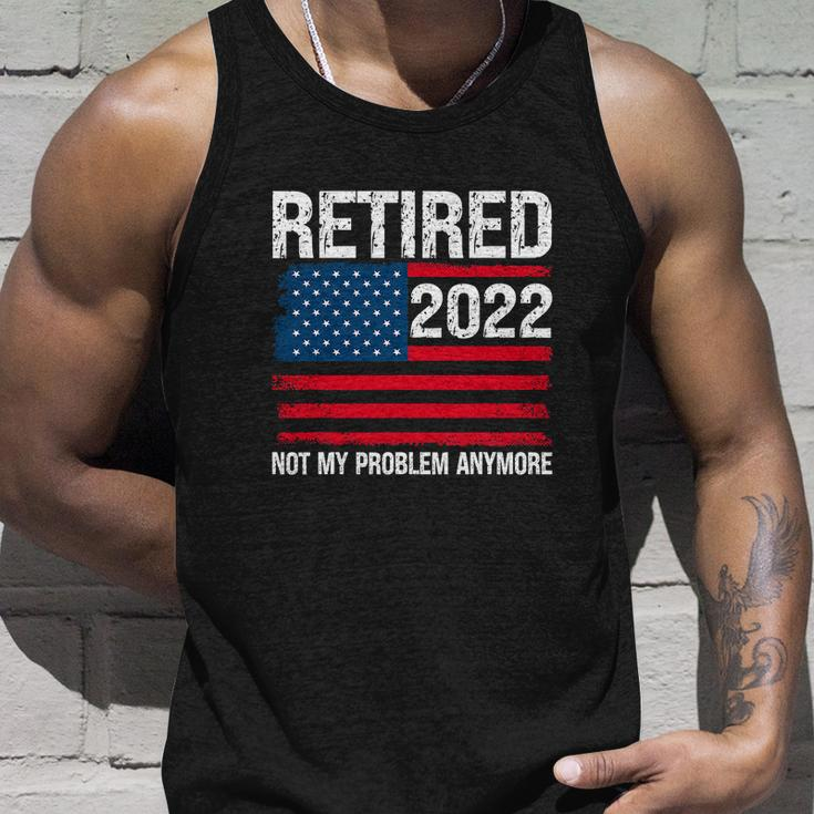 Funny Retired 2022 I Worked My Whole Life For This Retirement Unisex Tank Top Gifts for Him