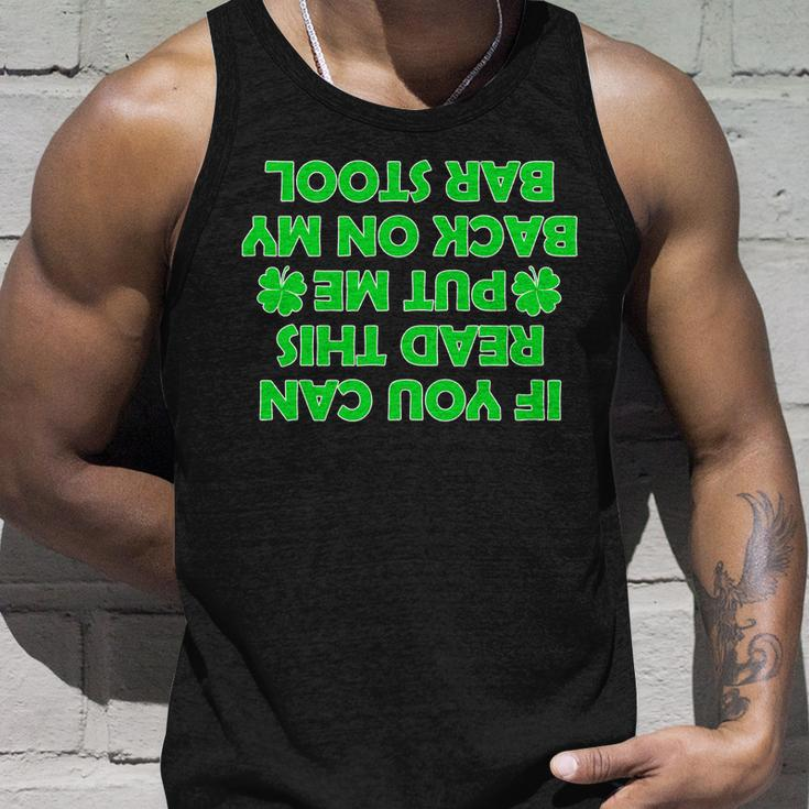 Funny St Patricks Day Quote Unisex Tank Top Gifts for Him