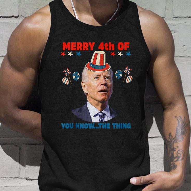 Funny Women Men 4Th Of July Merry 4Th Of You Know The Thing Unisex Tank Top Gifts for Him