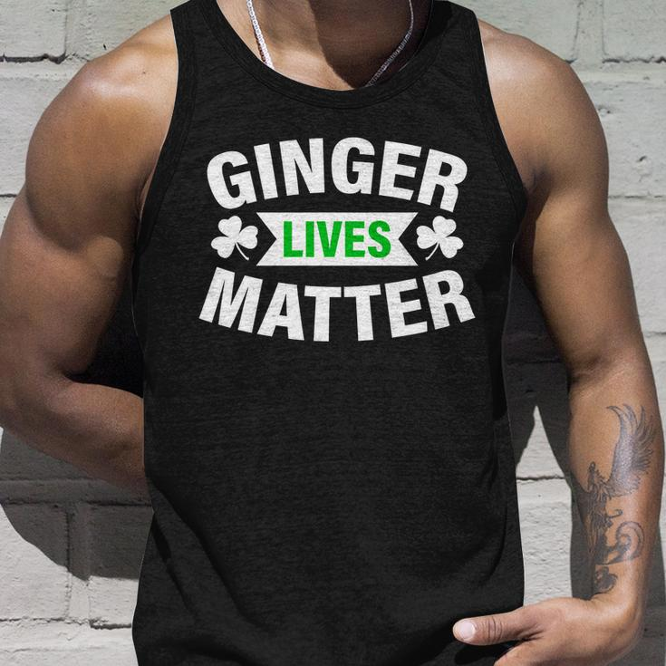 Ginger Lives Matter - St Patricks Day Tshirt Unisex Tank Top Gifts for Him