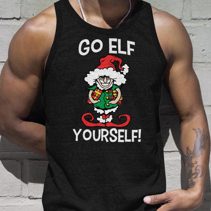 Go Elf Yourself Funny Christmas Tshirt Unisex Tank Top Gifts for Him