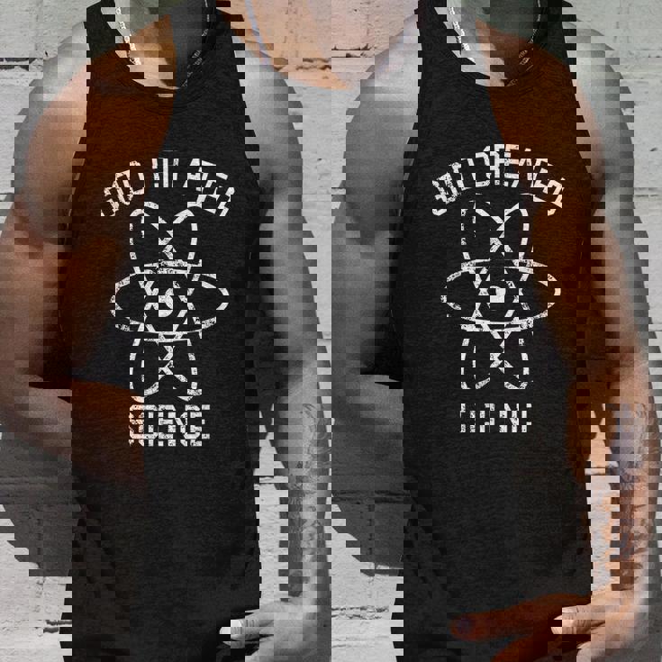 God Created Science Atom Intelligent Design Creation Graphic Design Printed Casual Daily Basic Unisex Tank Top Gifts for Him