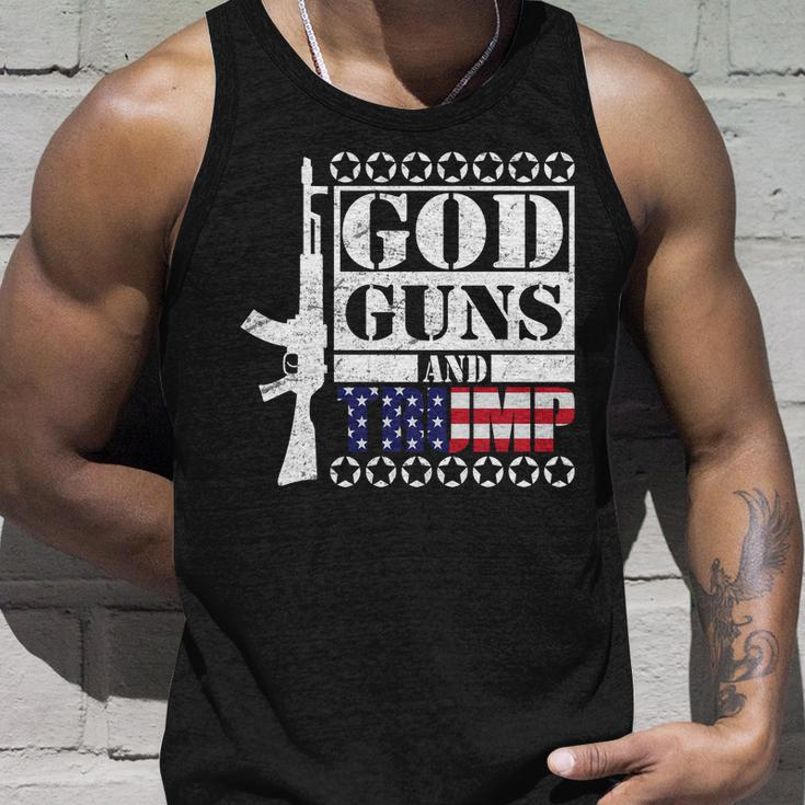 God Guns Trump Tshirt V2 Unisex Tank Top Gifts for Him