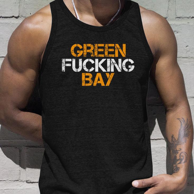 Green Fucking Bay Wisconsin Tshirt Unisex Tank Top Gifts for Him