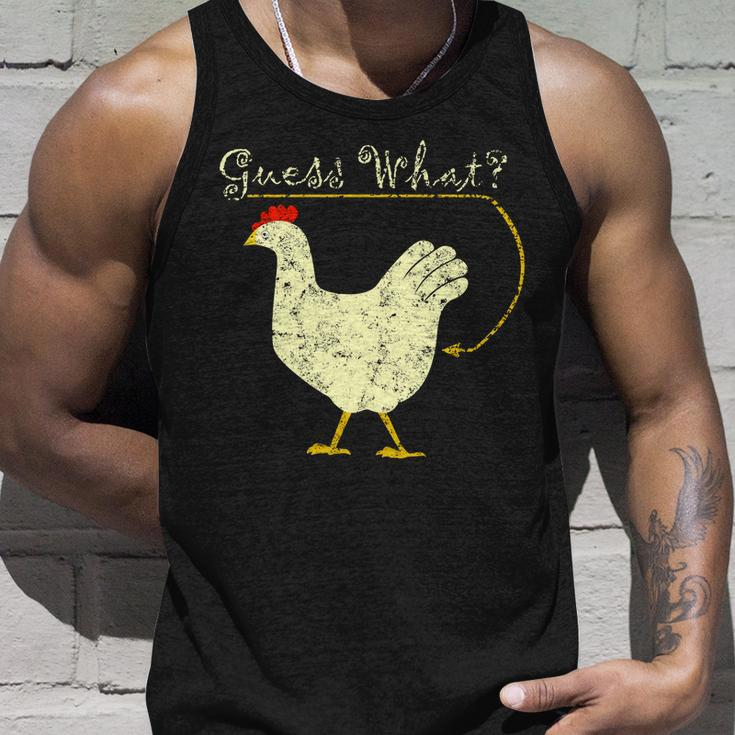 Guess What Chicken Butt Tshirt Unisex Tank Top Gifts for Him