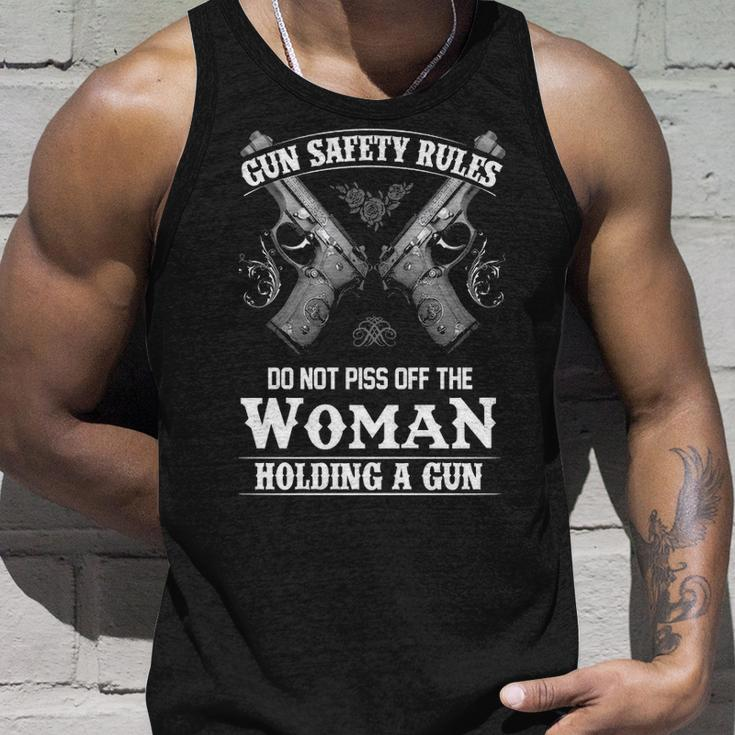 Gun Safety Rules Unisex Tank Top Gifts for Him