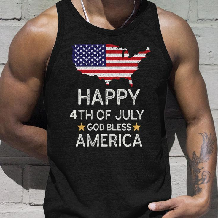 Happy 4Th Of July Independence Day God Bless America Gift Unisex Tank Top Gifts for Him