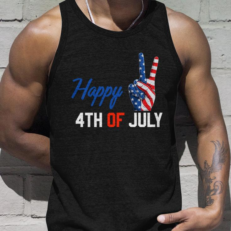 Happy 4Th Of July Peace America Independence Day Patriot Usa V2 Unisex Tank Top Gifts for Him