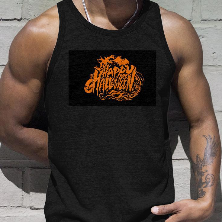 Happy Halloween Pumpkin Funny Halloween Quote V3 Unisex Tank Top Gifts for Him